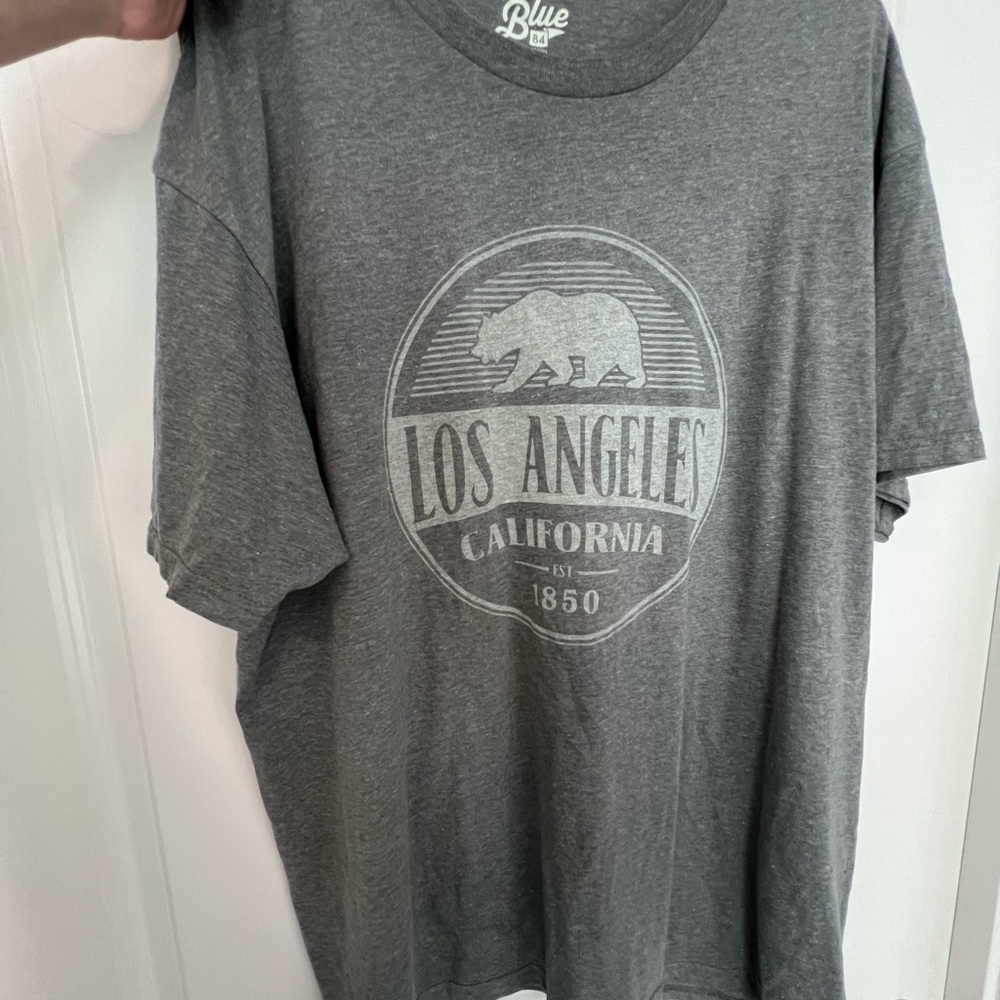 Blue 84 Gray Los Angeles Men's T-Shirt